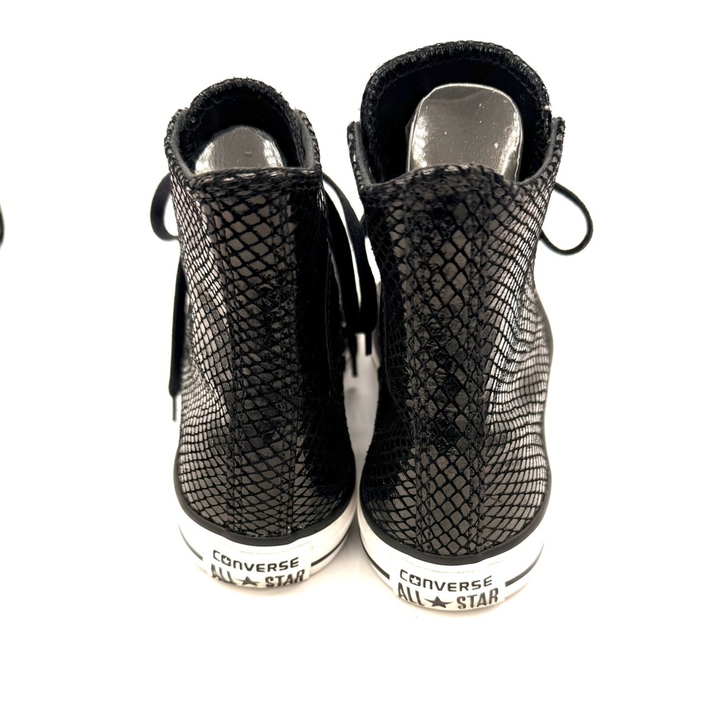 Converse Black Textured High-Tops - Picture 5 of 6